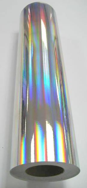 Holographic Silver Oil Slick