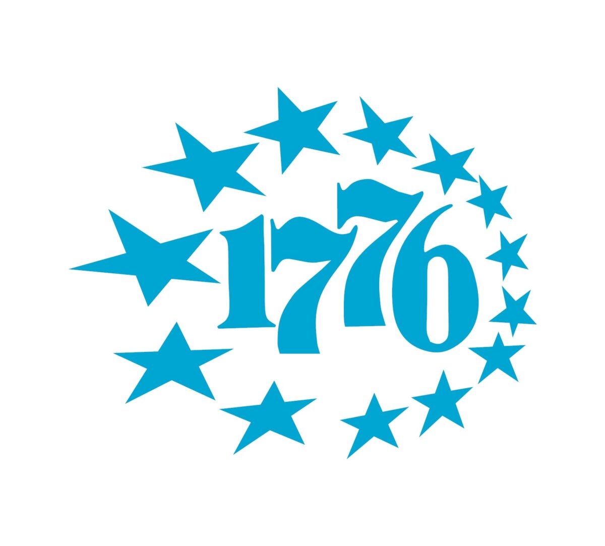 1776 with 13 Stars Circle Decal - Image 6