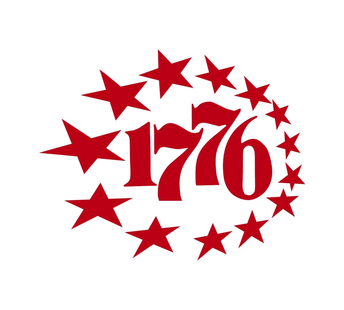 1776 with 13 Stars Circle Decal - Image 7