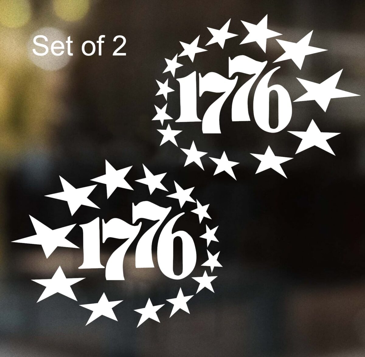 1776 with 13 Stars Circle Decal - Image 12