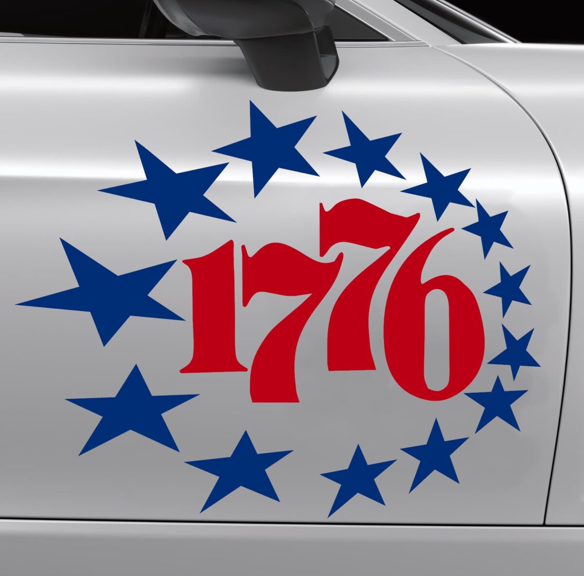 1776 with 13 Stars Circle Decal - Image 9