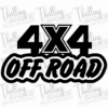 4x4 Off-Road Decal
