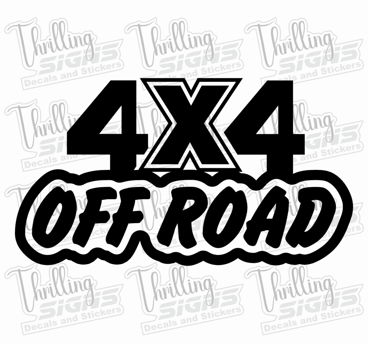 4x4 Off-Road Decal