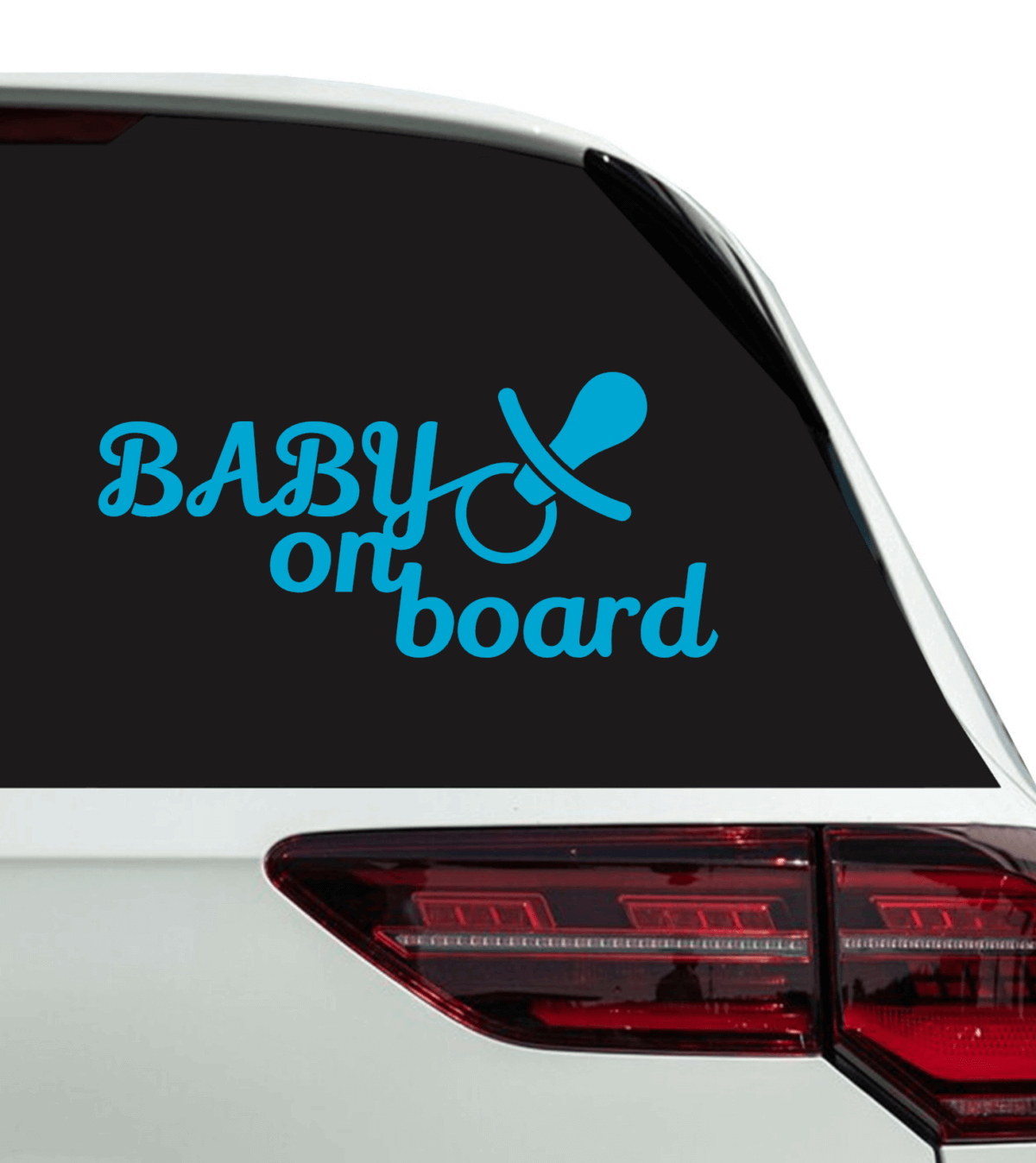 Baby On Board Decal with Pacifier - Image 6