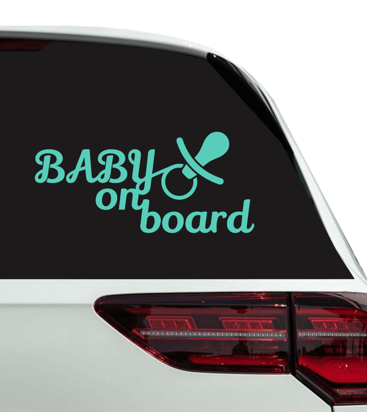 Baby On Board Decal with Pacifier - Image 5