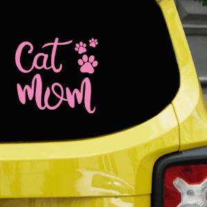 Cat Mom Decal