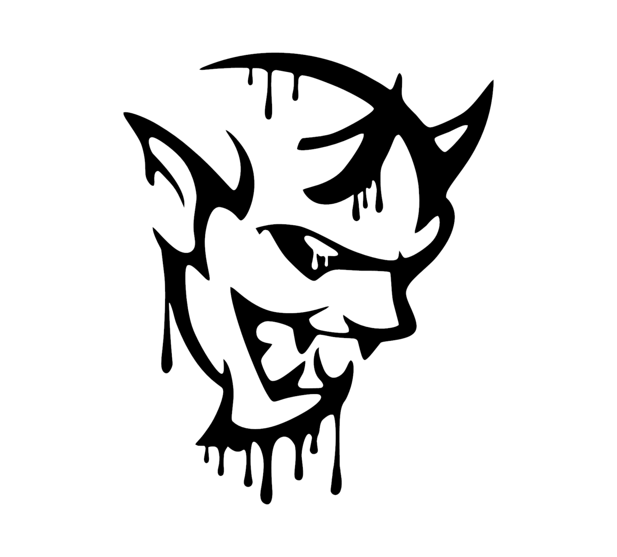 Dripping Demon Decal