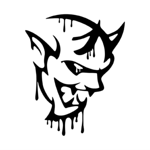Dripping Demon Decal