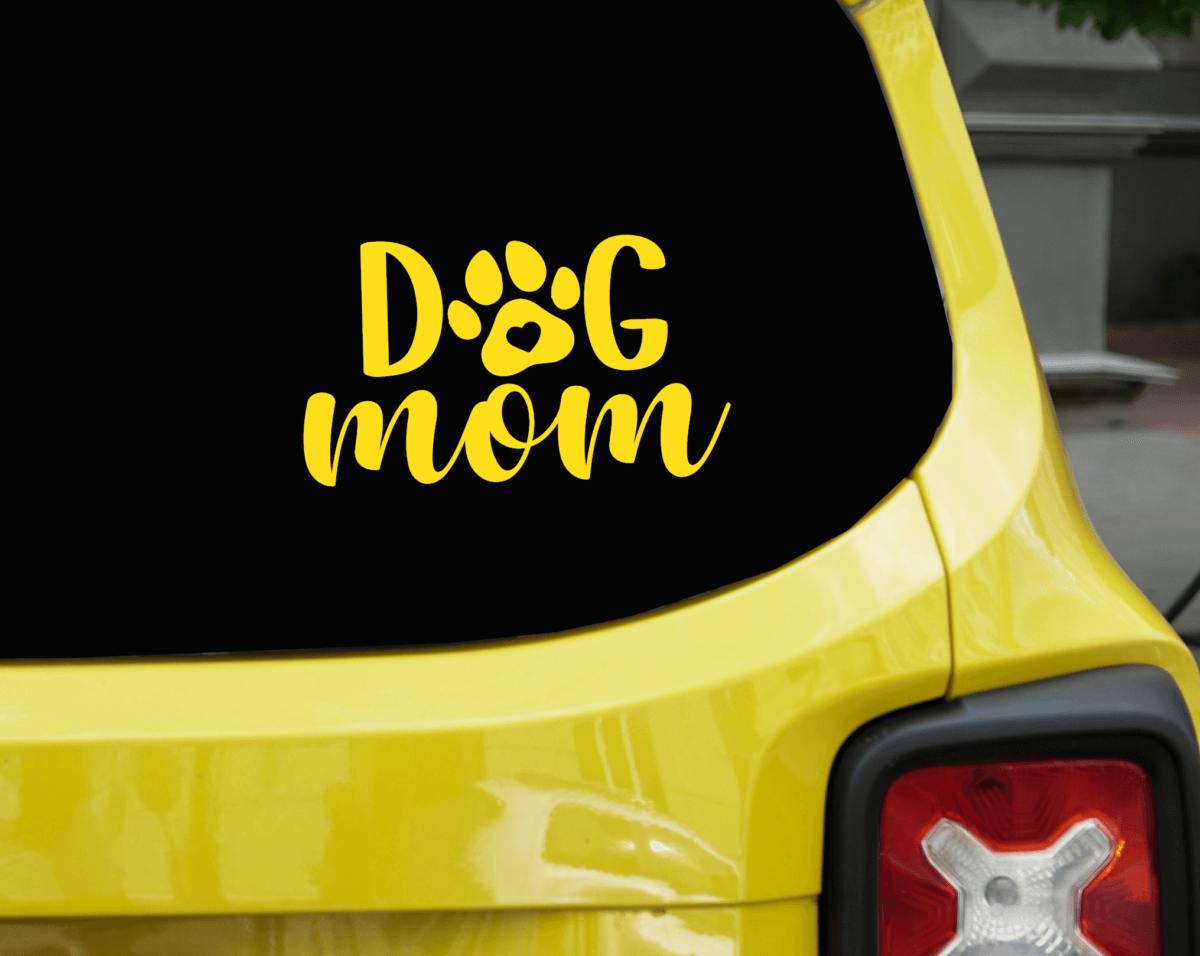 Dog Mom Decal - Image 8