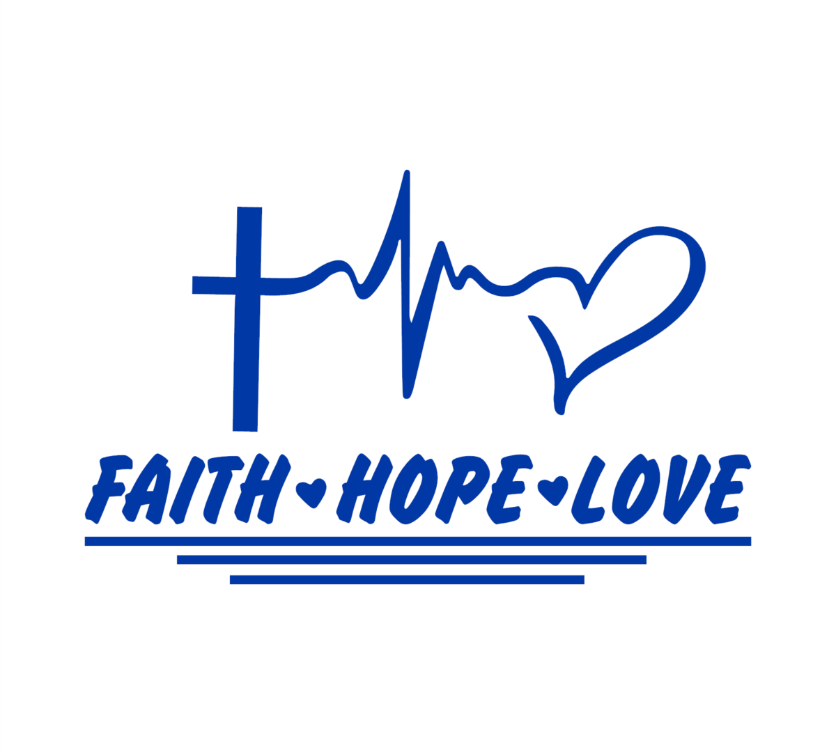 Faith Hope Love Decal - Image 4