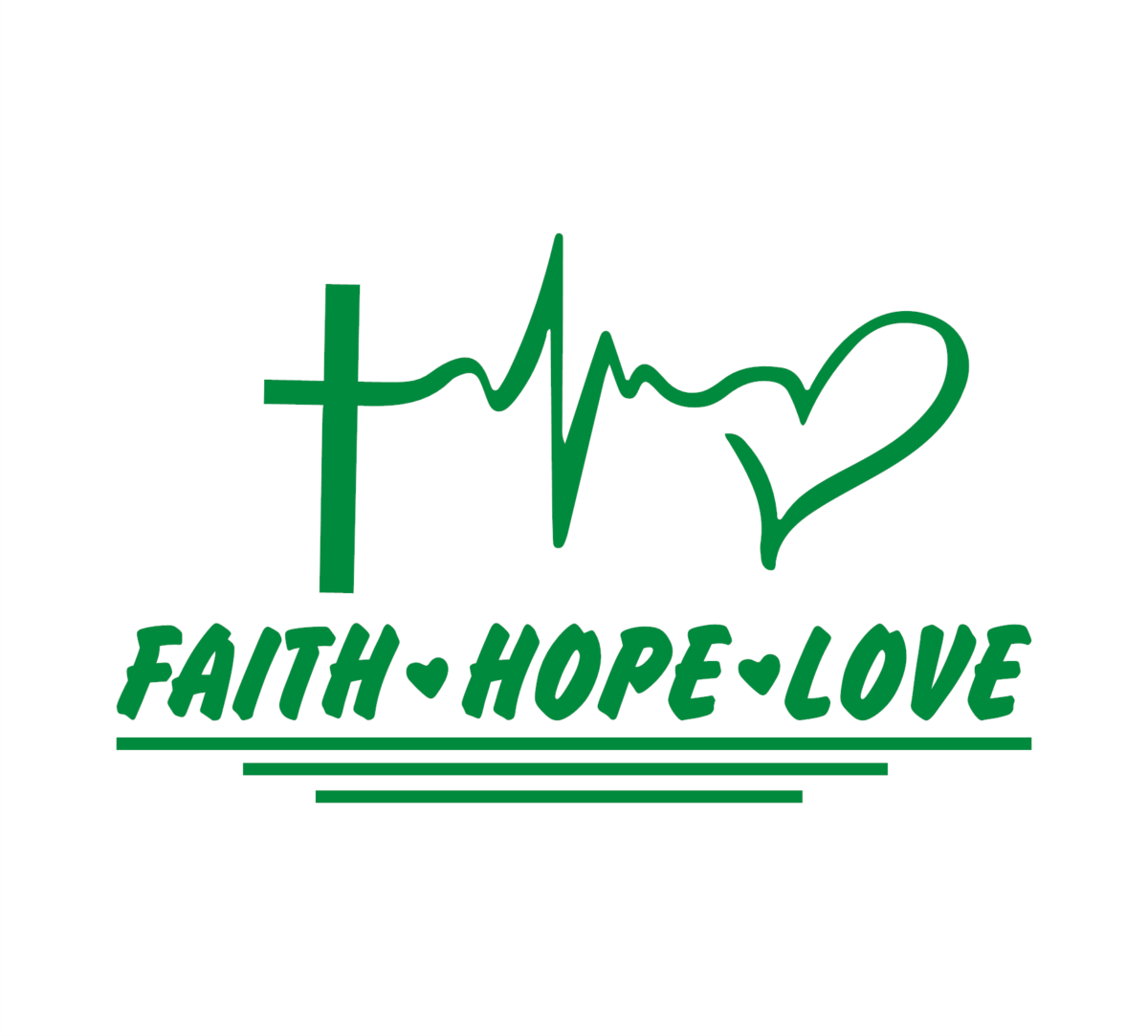 Faith Hope Love Decal - Image 5