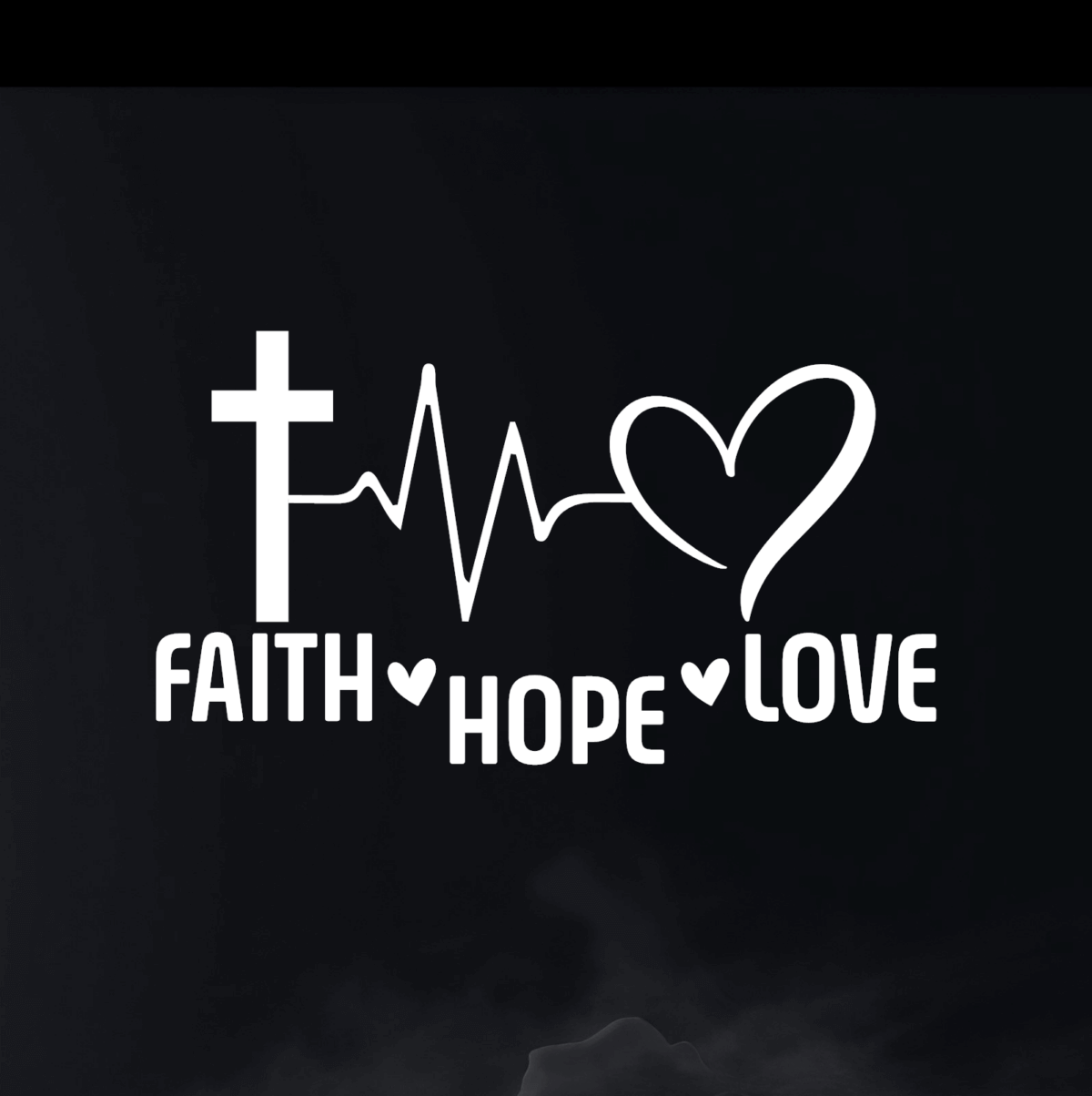 Faith Hope Love Decal - Image 9