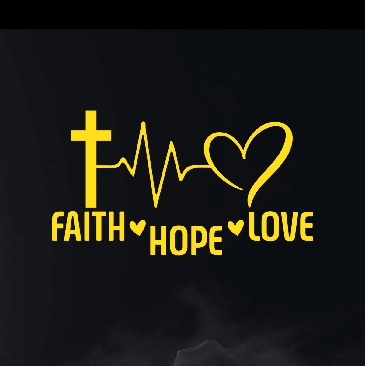 Faith Hope Love Decal - Image 10