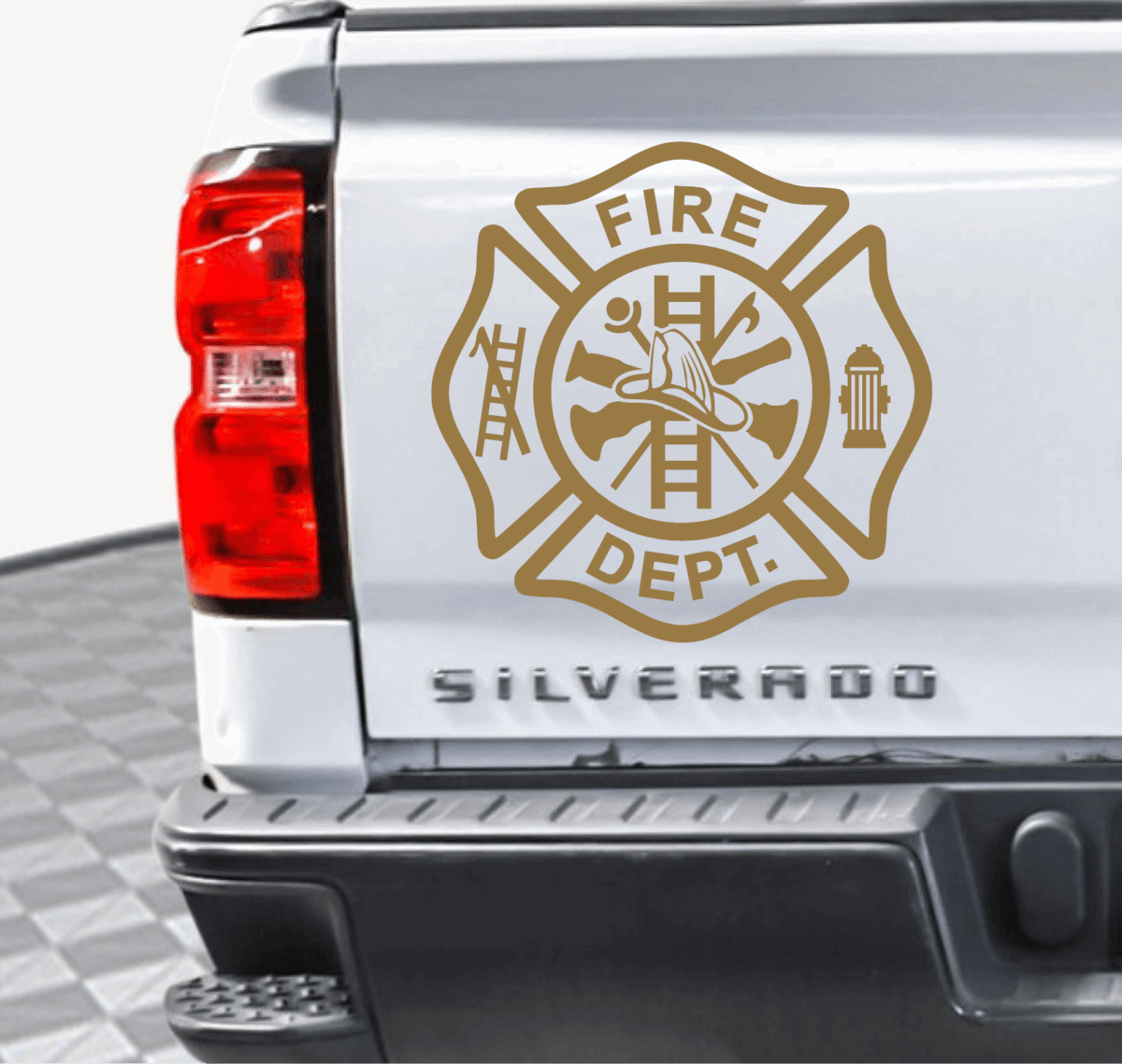 Fire Department Maltese Cross Decal - Image 4
