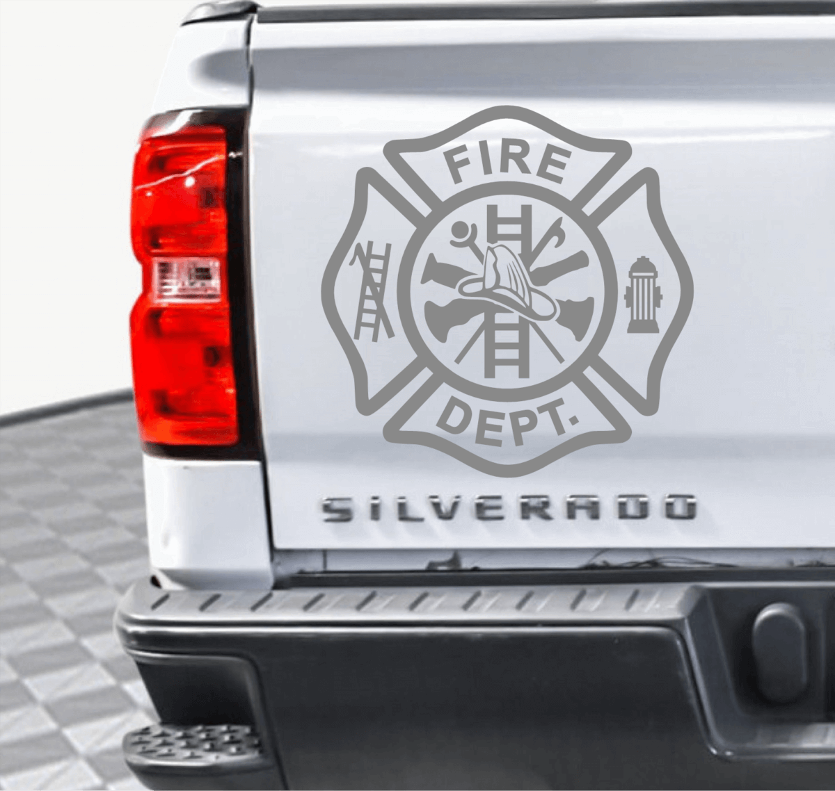 Fire Department Maltese Cross Decal - Image 5