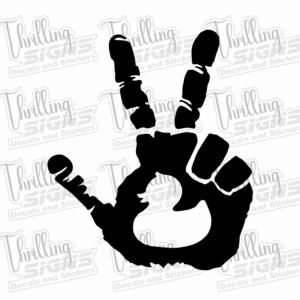 Jeep Chillin Hand Duck Decal
