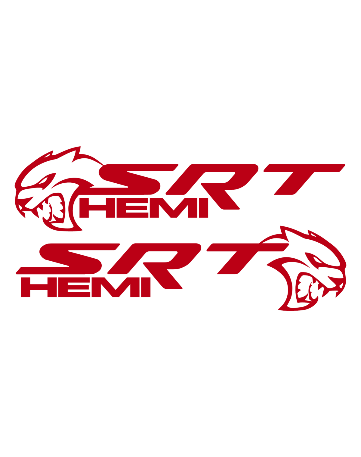 Hellcat SRT HEMI Decal - Image 7