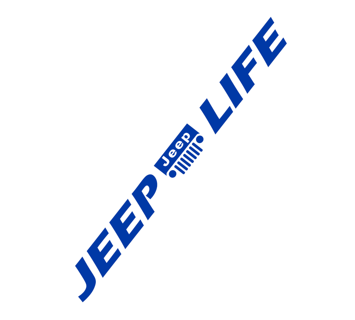Jeep Life Windshield Banner Vinyl Decal - Image 6