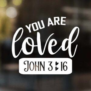 You Are Loved John 3:16 Decal