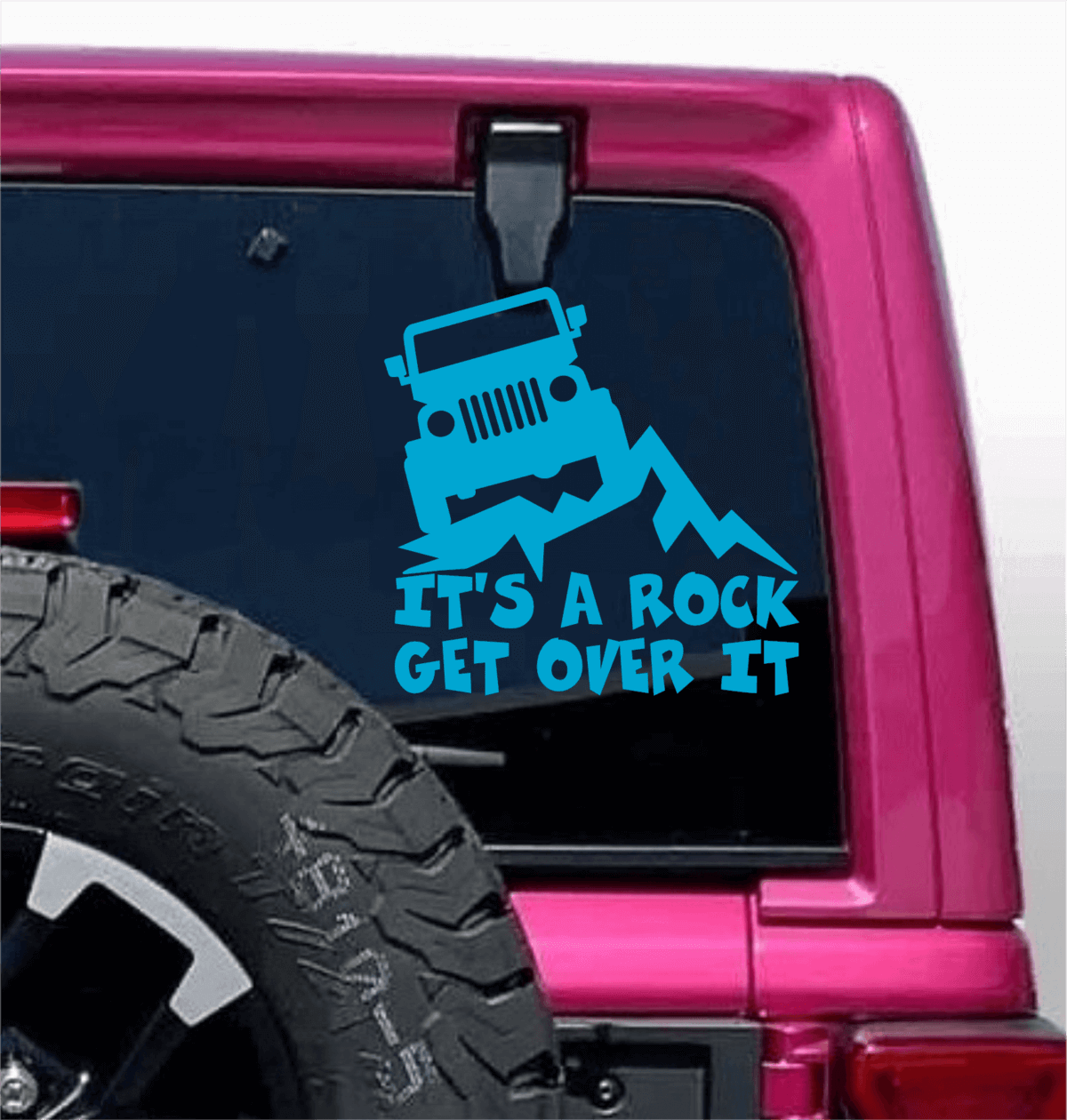 It’s a Rock, Get Over It Funny Jeep Decal - Image 4