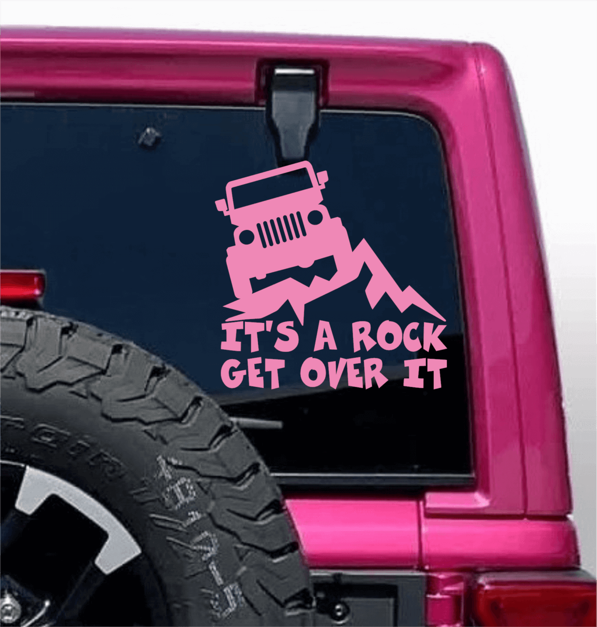 It’s a Rock, Get Over It Funny Jeep Decal - Image 6