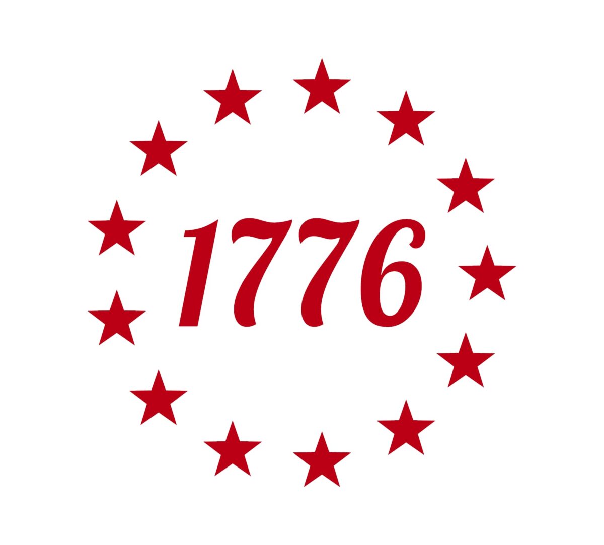 13 Stars with 1776 Decal - Image 4