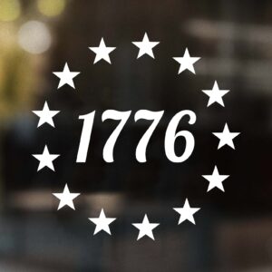 13 Stars with 1776 Decal