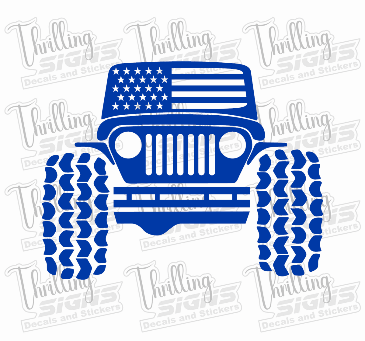 American Jeep Decal - Image 2