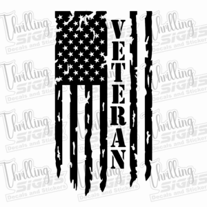 Veteran Flag Decal