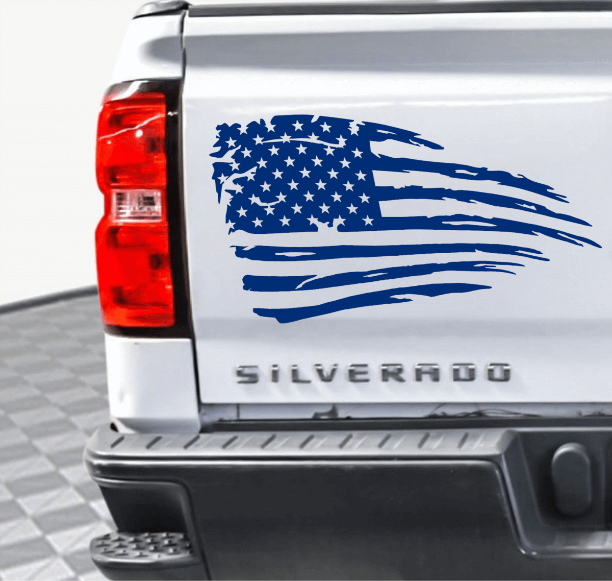 Arched American Flag Decal - Image 6