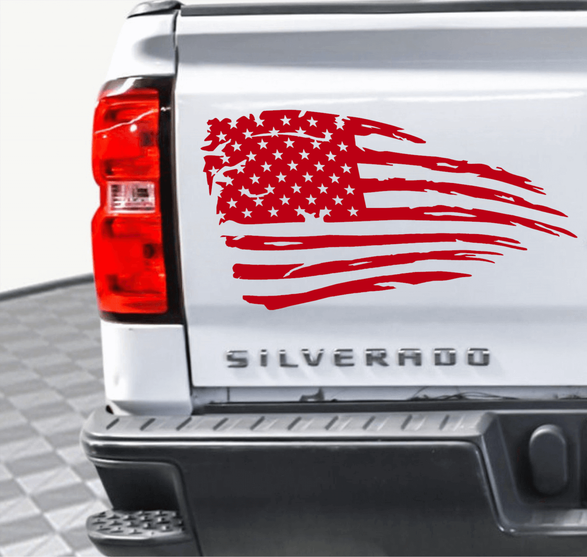 Arched American Flag Decal - Image 7