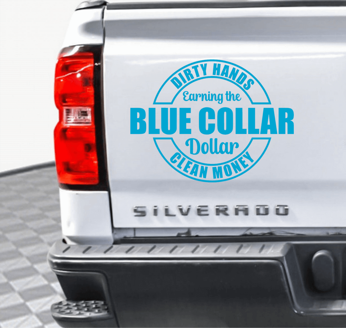 Blue Collar Dollar Decal - Image 6