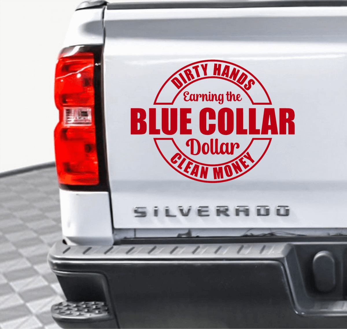 Blue Collar Dollar Decal - Image 8