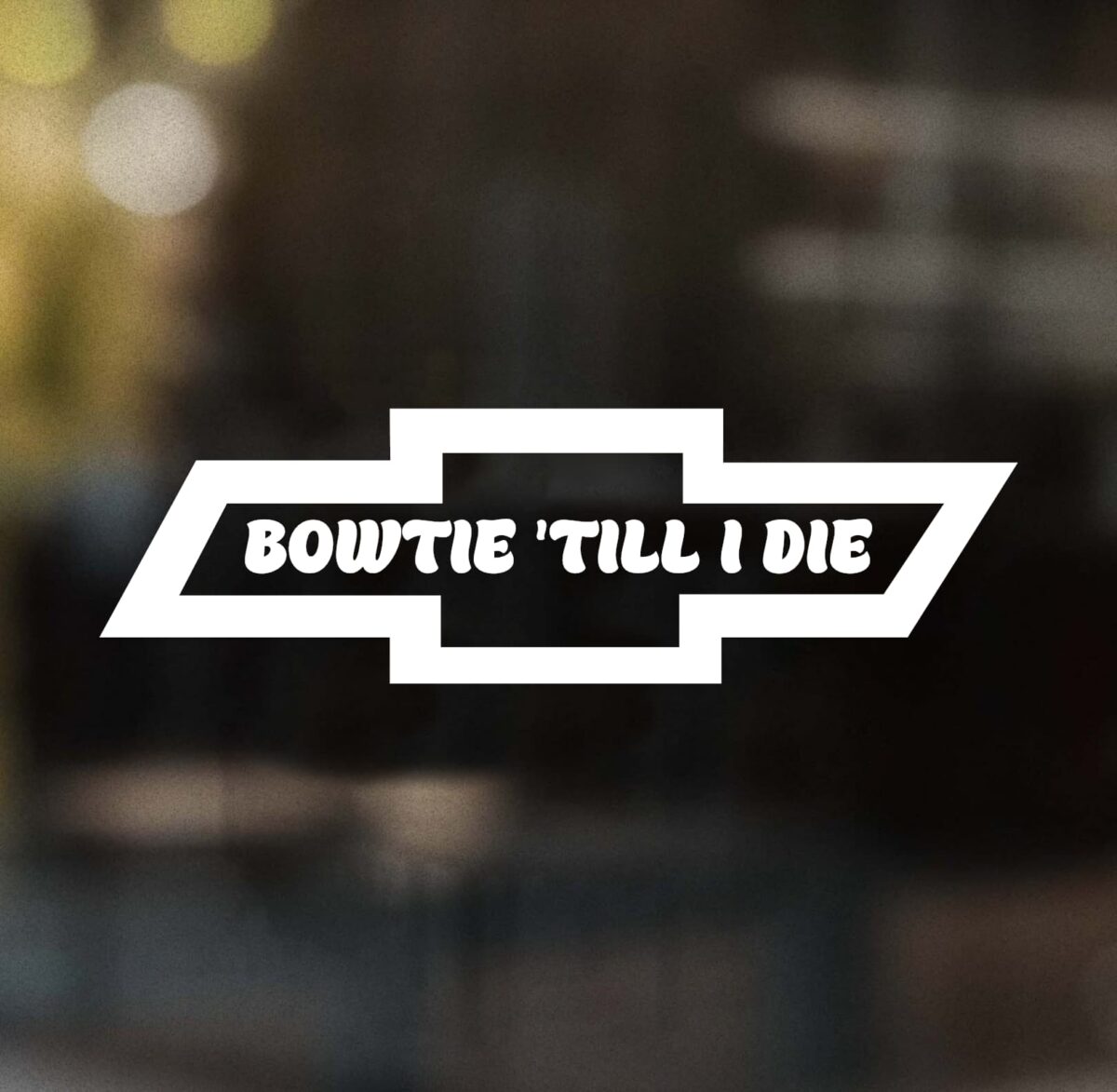 Bowtie Till I Die Decal
