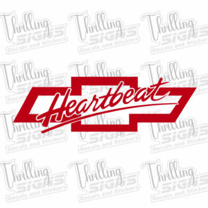 Chevy Heartbeat Decal