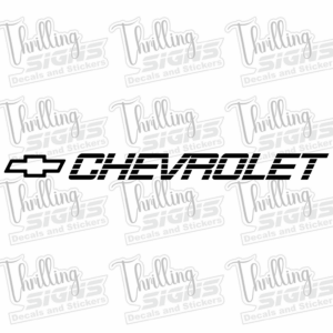 Chevrolet Tailgate Decal