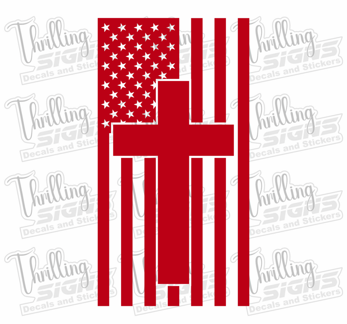 Cross Flag Decal - Image 9