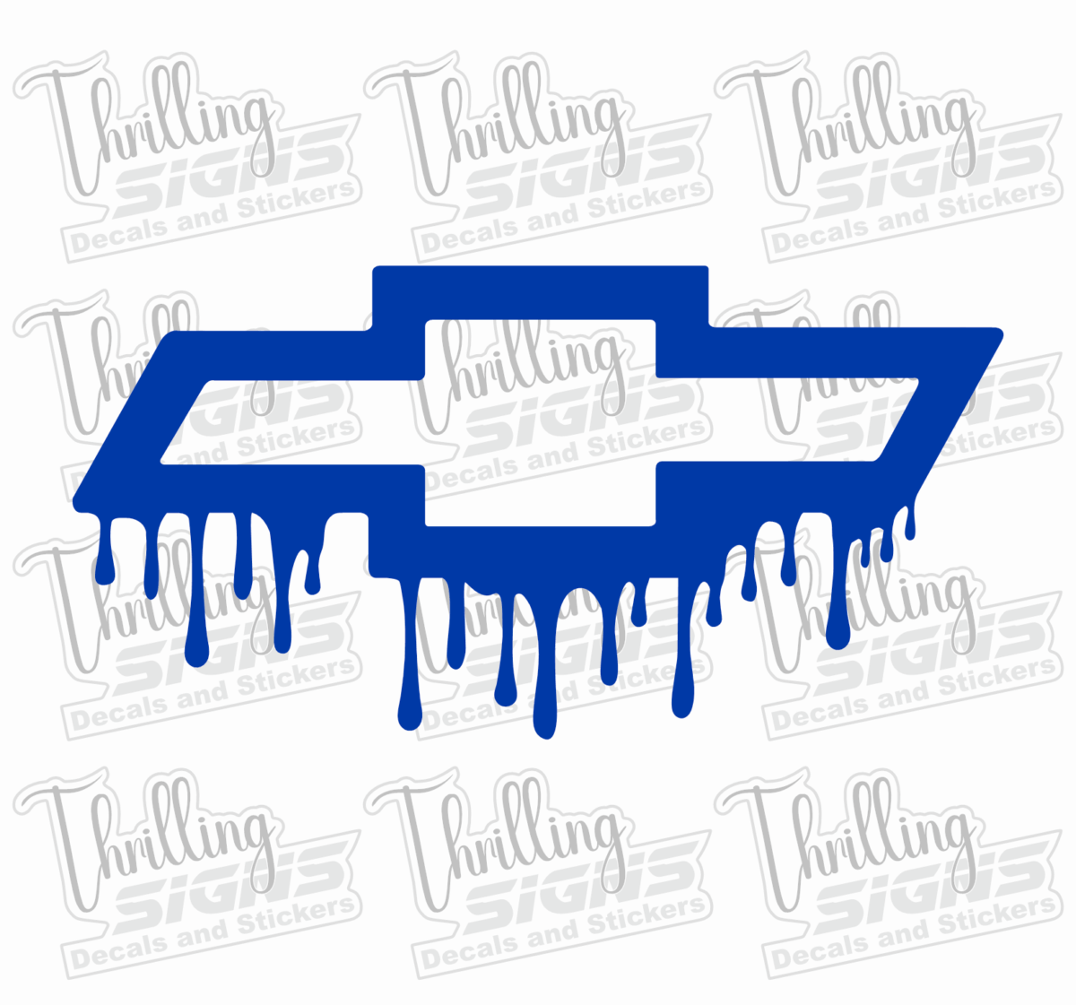 Dripping Chevy Decal