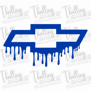 Dripping Chevy Decal