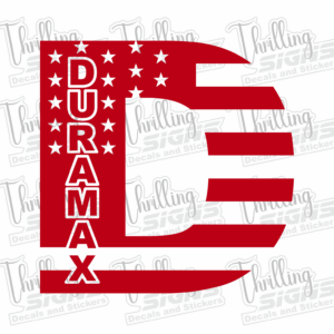 Duramax Flag Decal