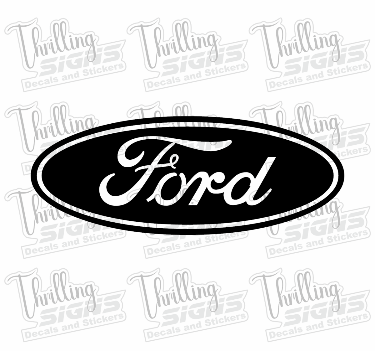 Ford Oval Decal - Image 2