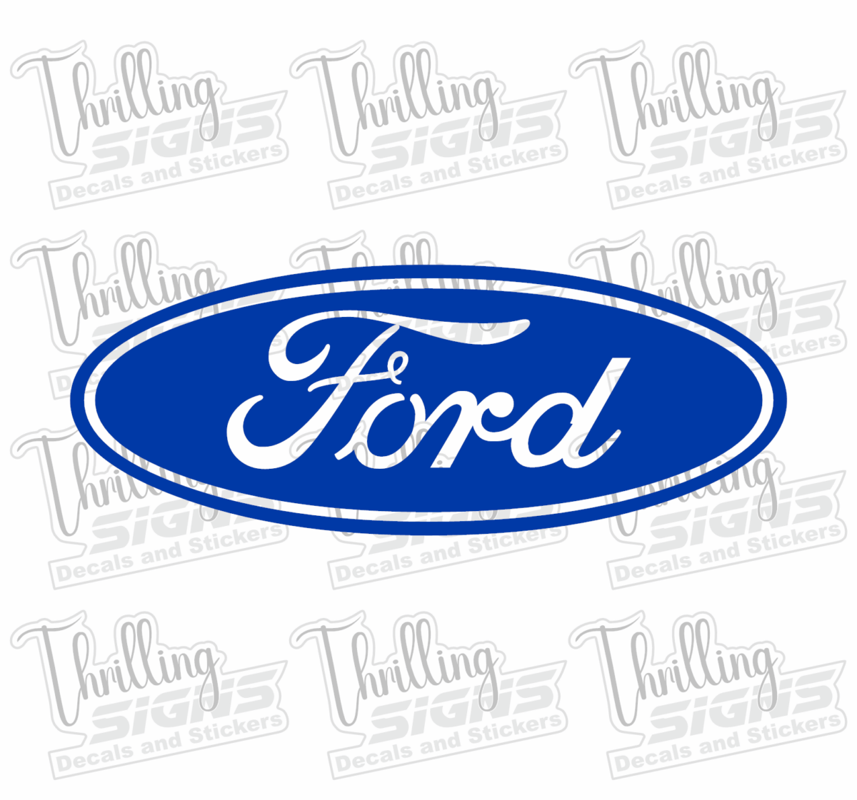 Ford Oval Decal