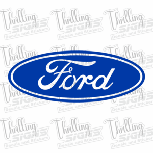 Ford Oval Decal