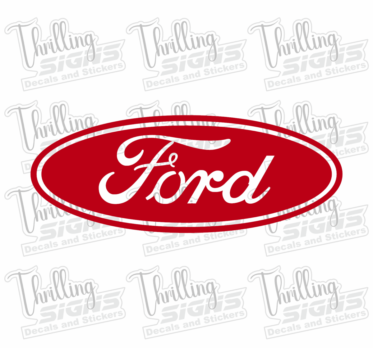 Ford Oval Decal - Image 4