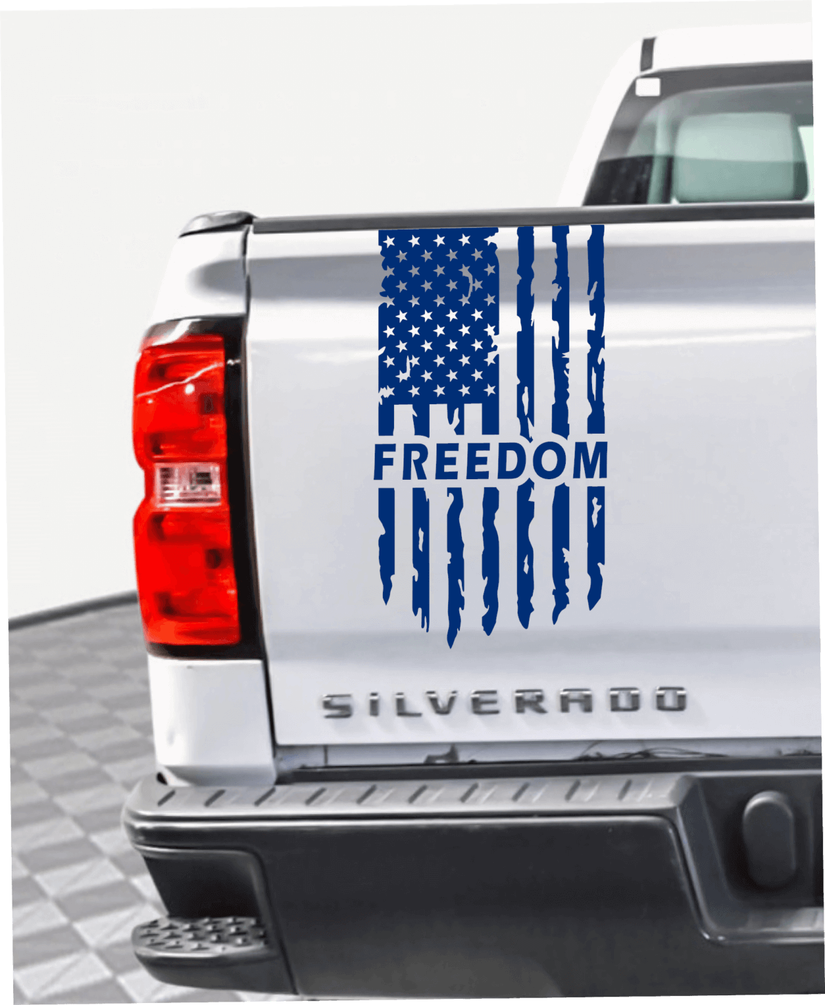 Freedom Tattered American Flag Decal - Image 5