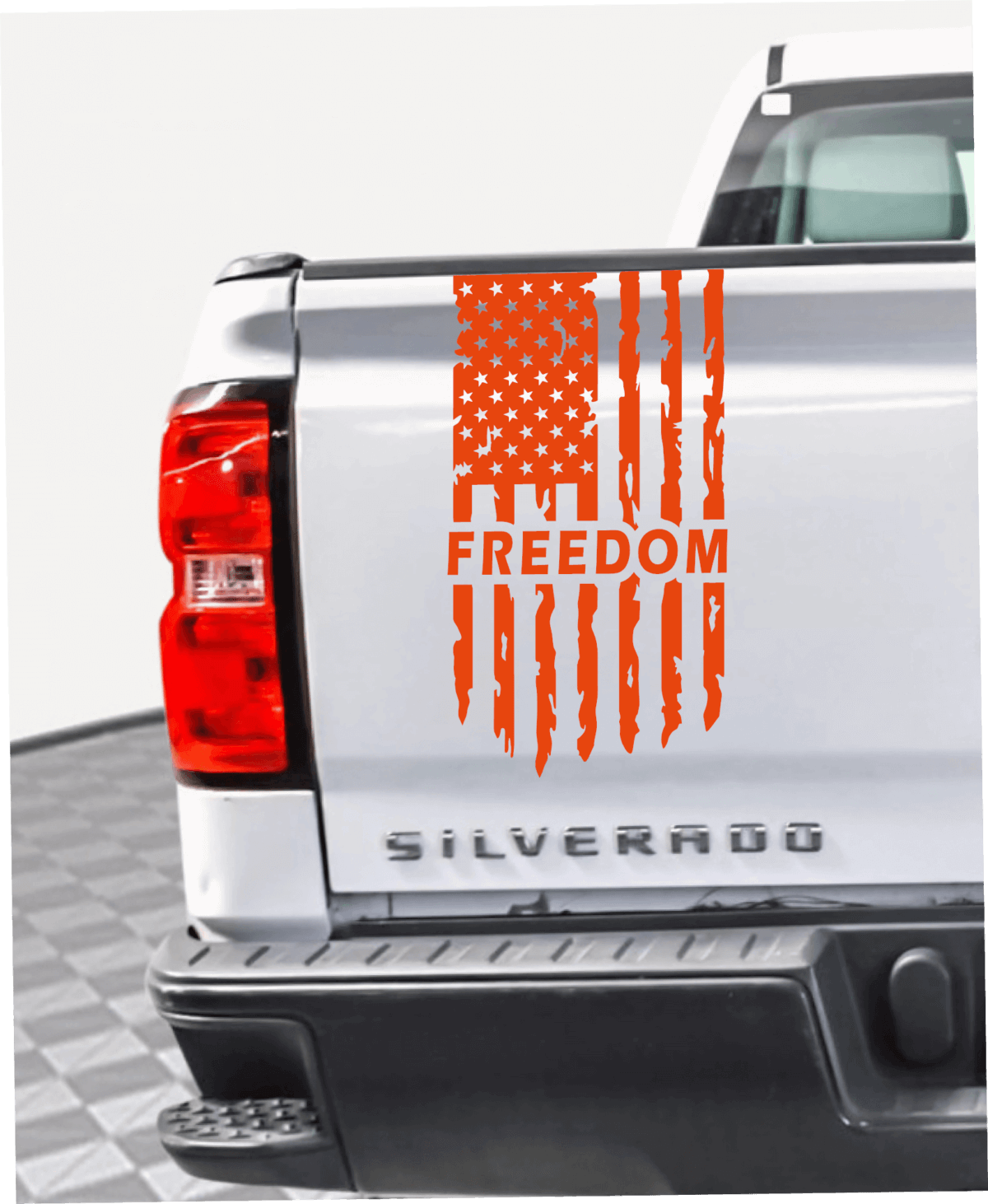 Freedom Tattered American Flag Decal - Image 10