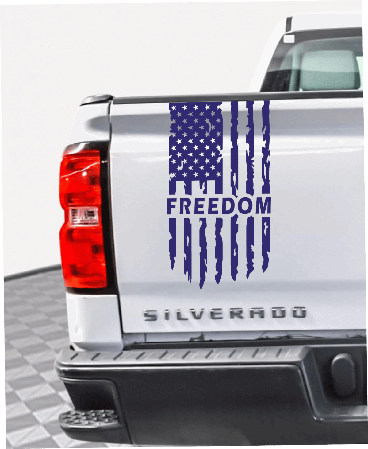 Freedom Tattered American Flag Decal - Image 12