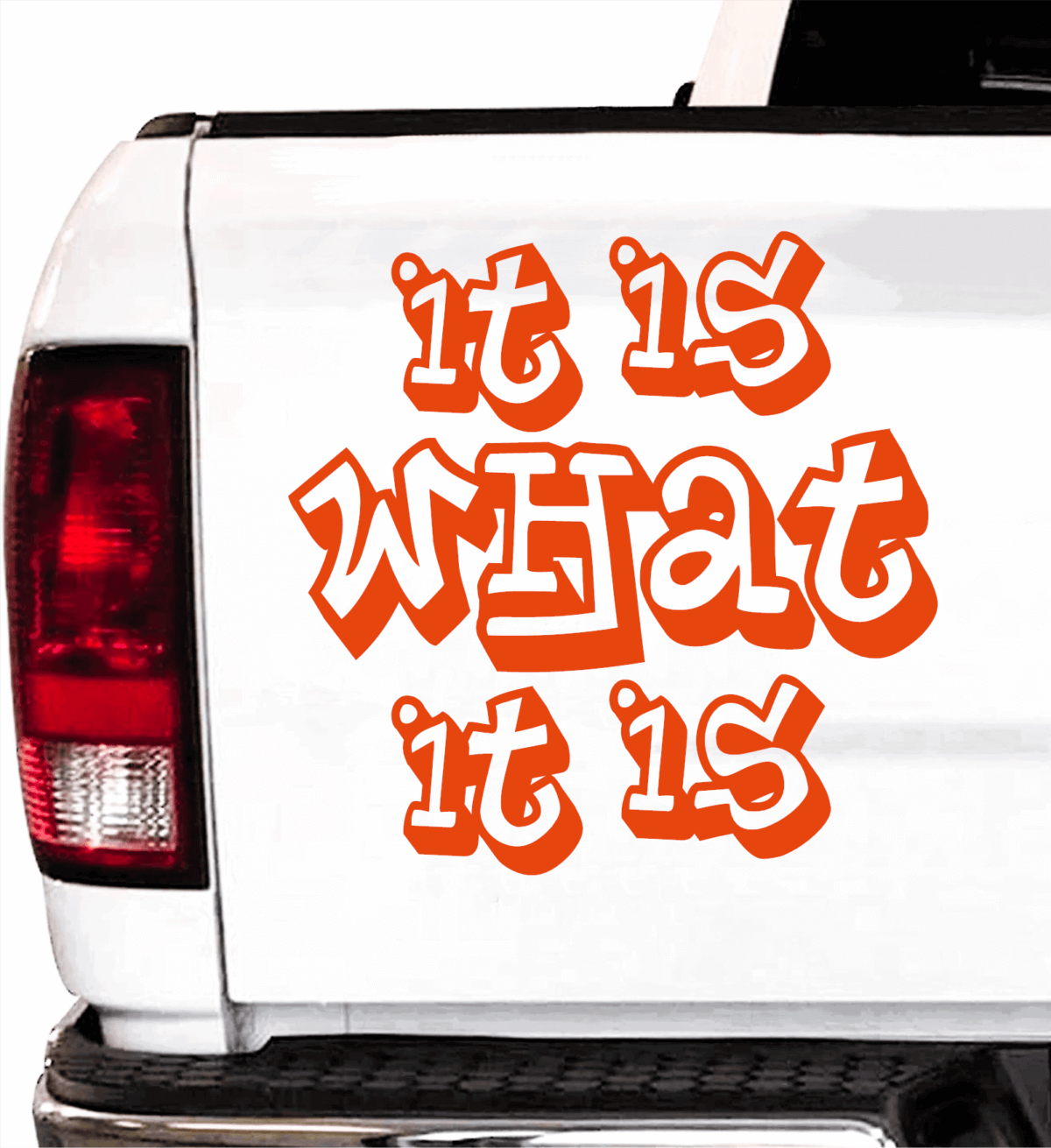 It Is What It Is Decal - Image 4
