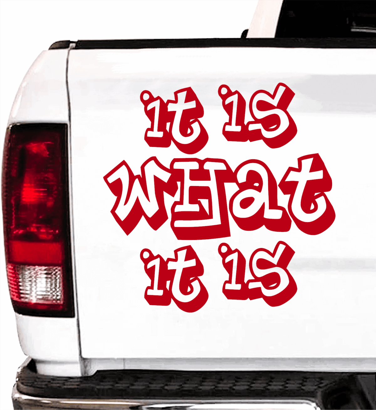 It Is What It Is Decal - Image 6