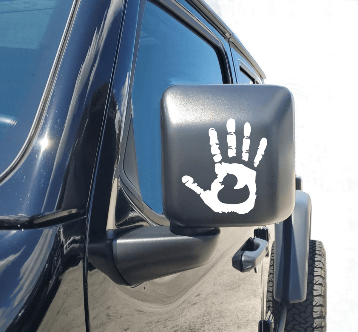 Jeep Hand Wave Duck Decal - Image 3